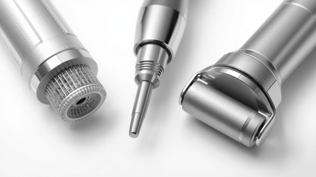 Rtherma 專利滾輪微針射頻, 眼唇探頭, 四極肌肉刺激